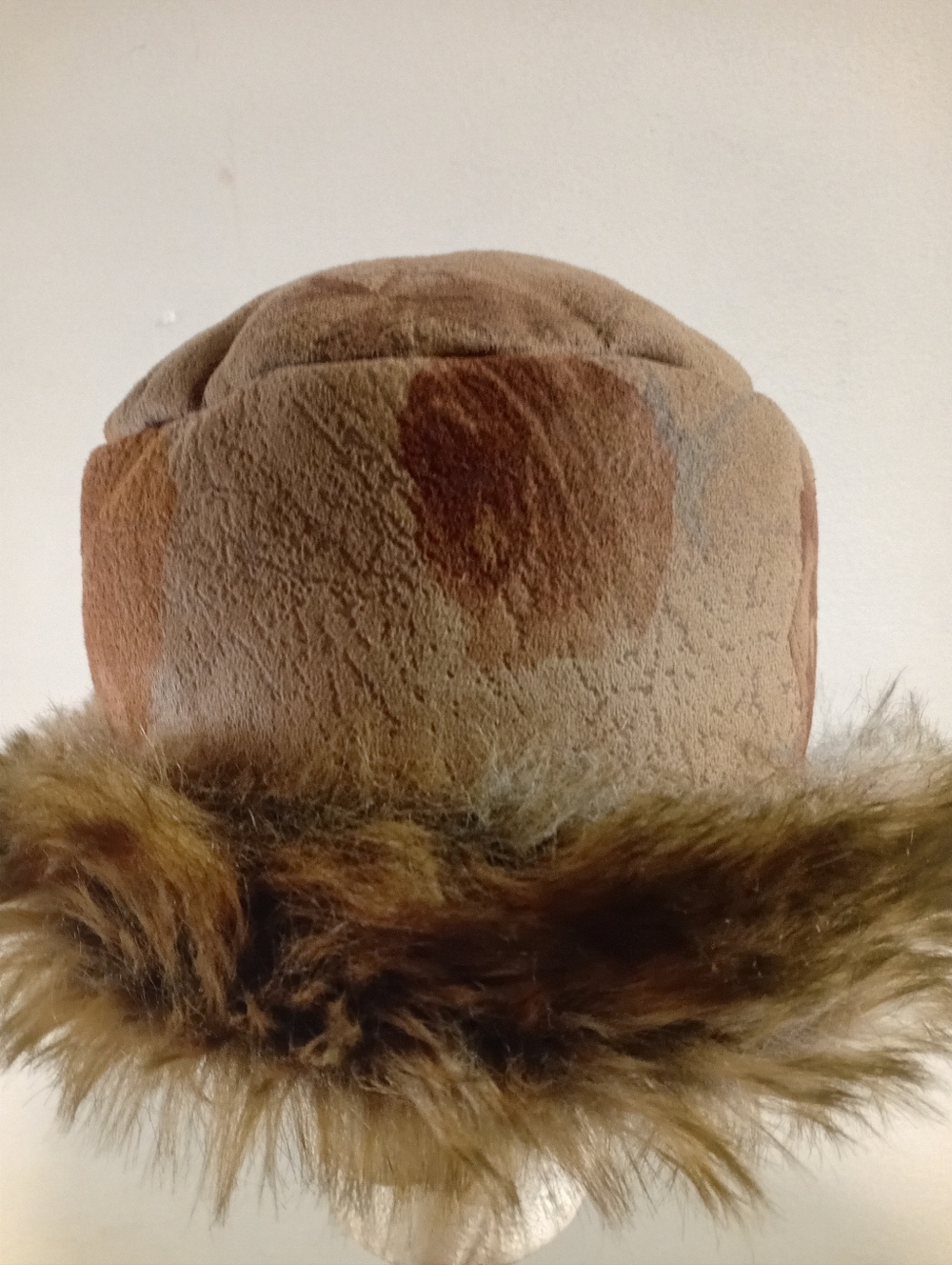 Faux Fur Trimmed Winter Hat